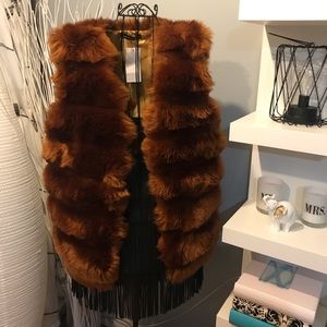 Fur vest made in Italy